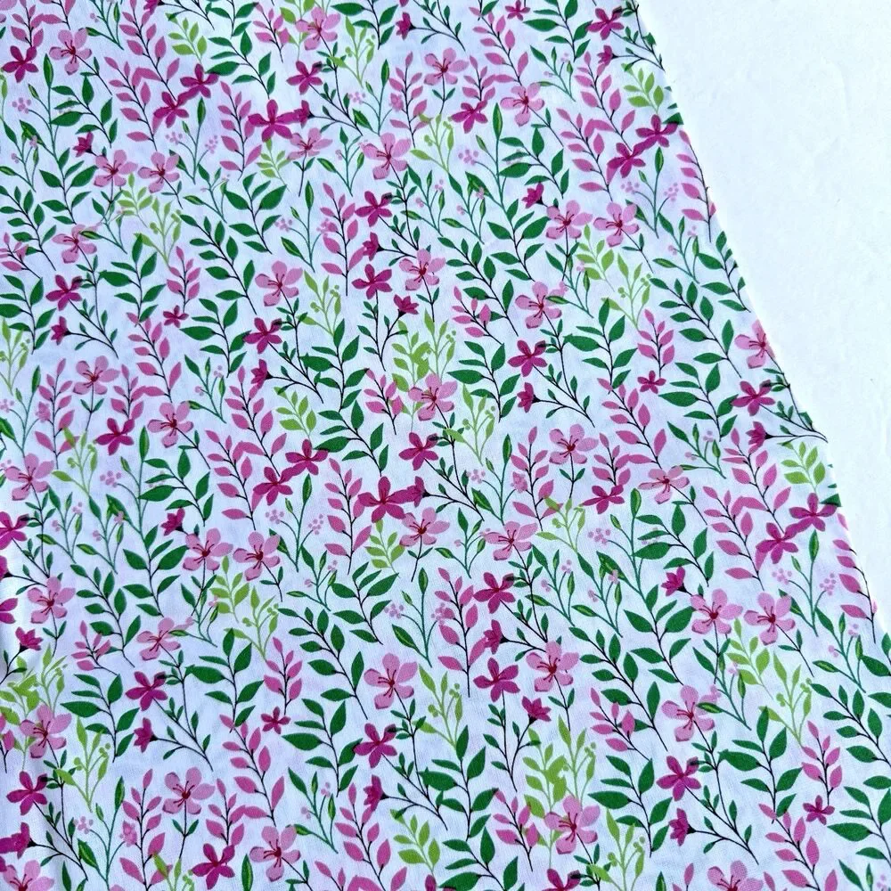 Waverly Quilting Fabric Bundle Cotton Swaying Floral Pink Green Coordinating Lot